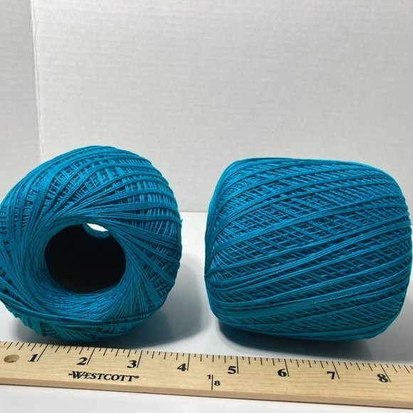 2 Aunt Lydia's Classic 10 Crochet Thread Peacock - Picture 9 of 13